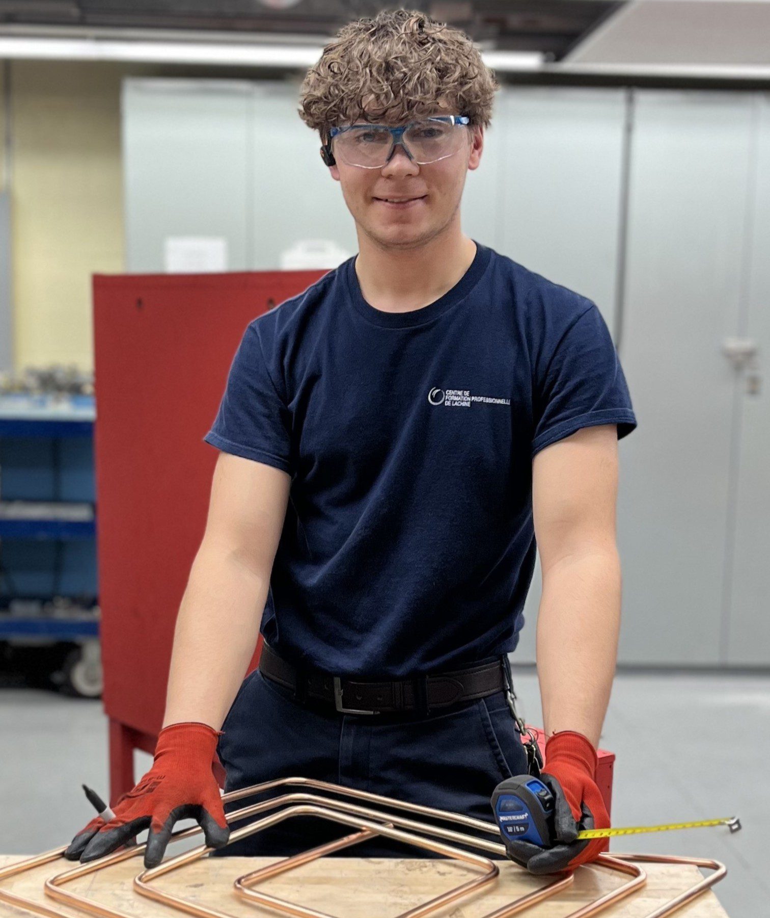 Jessy paquette élève au programme en réfrigération au CFP de Lachine