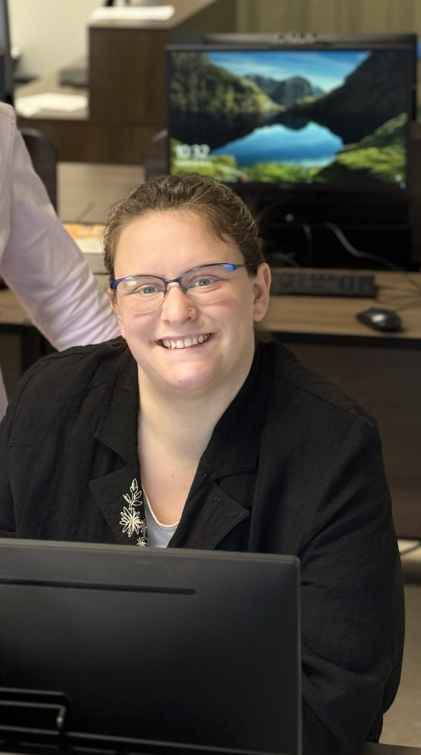 Marie Orblin étudiante en Secrétariat au CFP Léonard-De Vinci